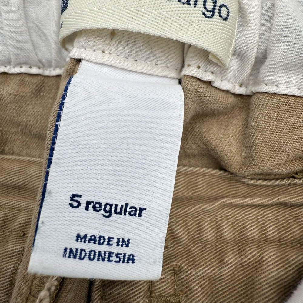 GAP Kids Cargo‎ Pants 5 Boys Khaki Utility Pockets Y2K Military Style Cotton - Picture 13 of 15
